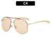 C4-Gold-Frame Champagne Lenses