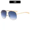 C5-Gold Frame Double Ash Lenses