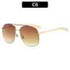C6-Gold Frame, Double Tea Lenses