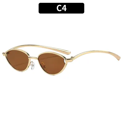 Women Fashion Cat'S Eye Rope Knot Glasses Leg Sunglasses