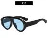 C2-Black Frame Blue lenses