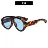 C4-Hawksbill Framed Blue lenses