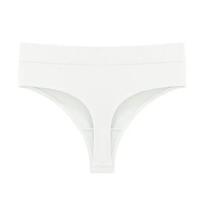 Women Fashion Sexy Solid Color Breathable Seamless Thread Thong