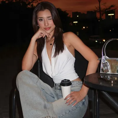Women Fashion Solid Color Cowl Neck Backless Tanks