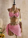 Pink(No waist chain)