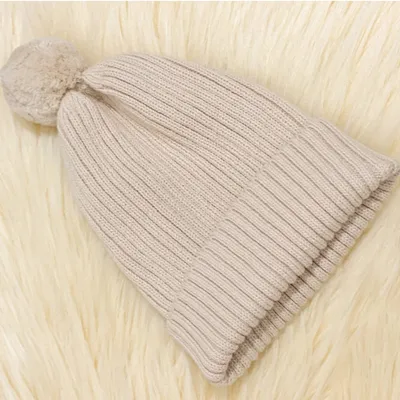 Fashion Baby Boys And Girls Custom Cotton Knitted Embroidered Hat