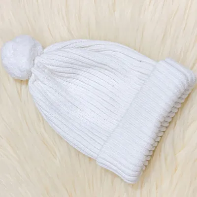 Fashion Baby Boys And Girls Custom Cotton Knitted Embroidered Hat