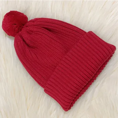Fashion Baby Boys And Girls Custom Cotton Knitted Embroidered Hat