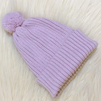 Fashion Baby Boys And Girls Custom Cotton Knitted Embroidered Hat