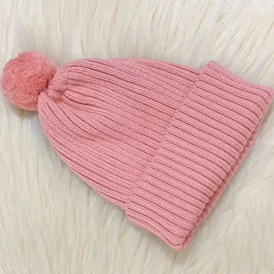Fashion Baby Boys And Girls Custom Cotton Knitted Embroidered Hat