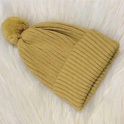 Fashion Baby Boys And Girls Custom Cotton Knitted Embroidered Hat