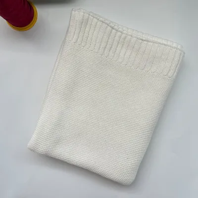 Fashion Custom Embroidered Cotton Baby Stroller Sofa Blanket Cover