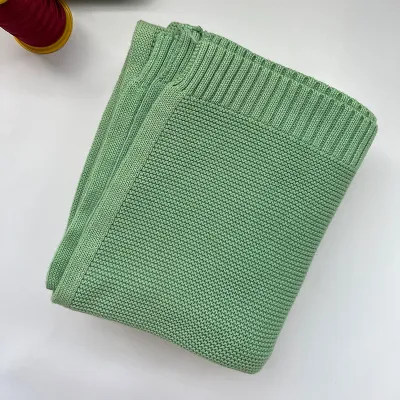 Fashion Custom Embroidered Cotton Baby Stroller Sofa Blanket Cover