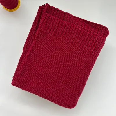 Fashion Custom Embroidered Cotton Baby Stroller Sofa Blanket Cover