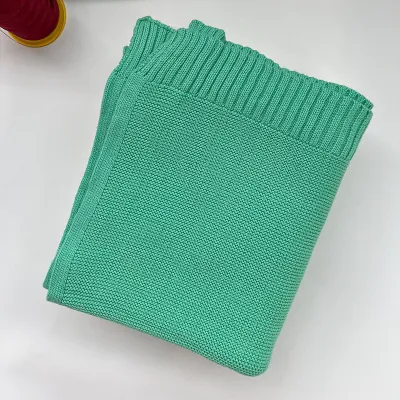 Fashion Custom Embroidered Cotton Baby Stroller Sofa Blanket Cover