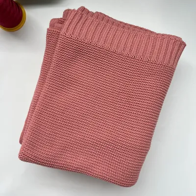Fashion Custom Embroidered Cotton Baby Stroller Sofa Blanket Cover