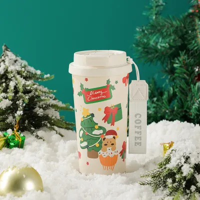 Christmas 316 Stainless Steel Thermos Cup