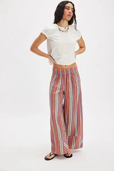 Women'S Casual Stripe Wide Leg Pants