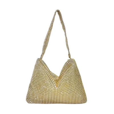 Women Fashion Casual Rhinestone Handbag