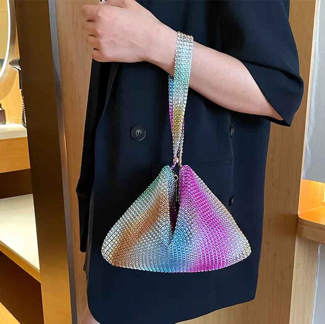 Women Fashion Casual Rhinestone Handbag