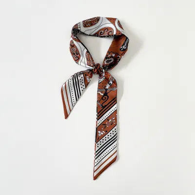 Fashion Geometric Print Long Scarf Bag Accessories
