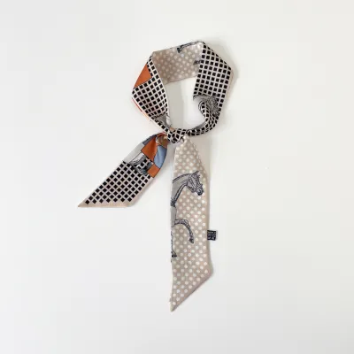 Fashion Geometric Print Long Scarf Bag Accessories