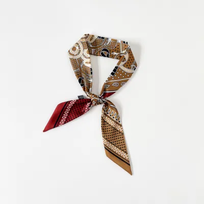 Fashion Geometric Print Long Scarf Bag Accessories