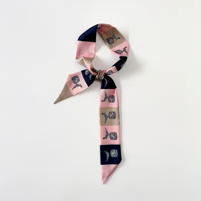 Fashion Geometric Print Long Scarf Bag Accessories
