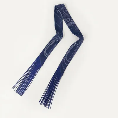 Fashion Print Long Tassel Ribbon Bag Accessories