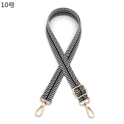 Fashion Jacquard Wide Shoulder Strap Bag Accessories