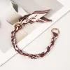 Silk Scarf Cord Red 16
