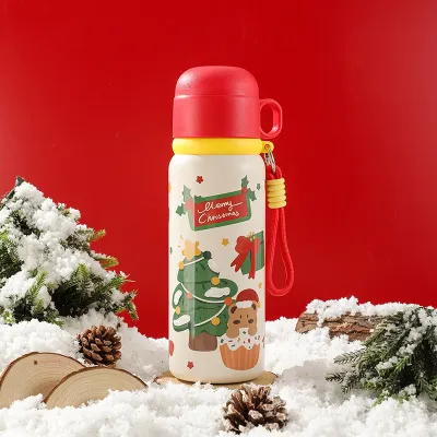 Christmas Cartoon Large Capacity Stainless Steel Thermos