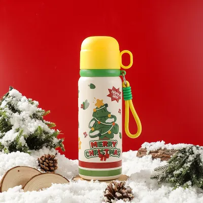 Christmas Cartoon Large Capacity Stainless Steel Thermos