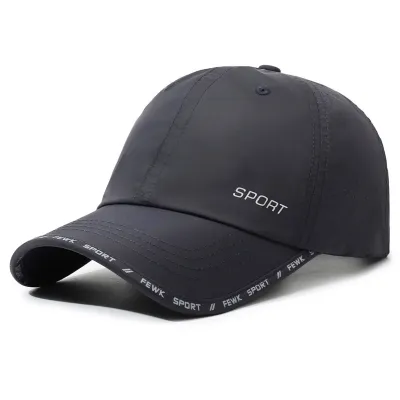 Men'S Fashion Casual Breathable Perforated Quick-Drying Baseball Cap