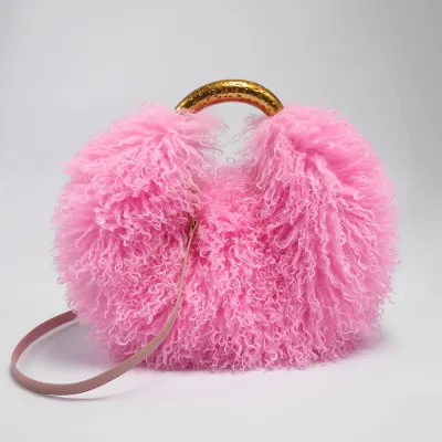Autumn And Winter Plush Handbag