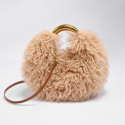 Autumn And Winter Plush Handbag