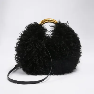 Autumn And Winter Plush Handbag