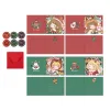 Christmas Comic Girl/Send Envelope Sticker