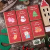 Red Christmas Series Greeting Cards/Sending Envelope Sealing Stickers