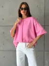 25122-Short Sleeve Pink