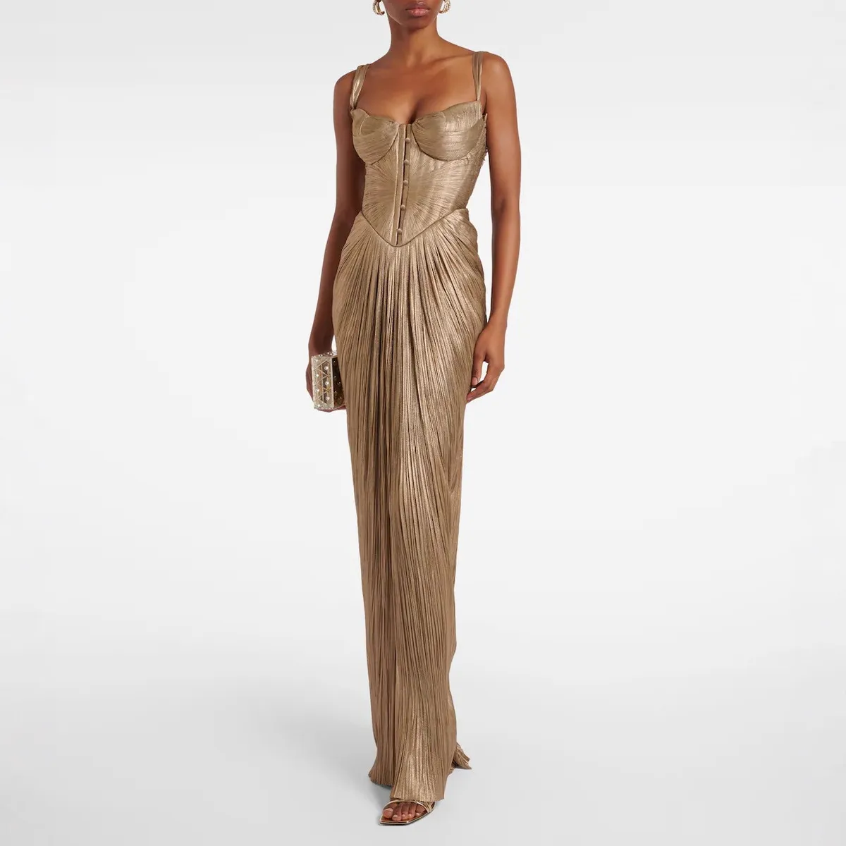 Women Elegant Tunic Maxi Formal Dress