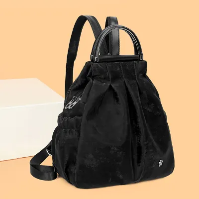 Women'S Fashion Casual Solid Color Multi-Functional Portable Backpack