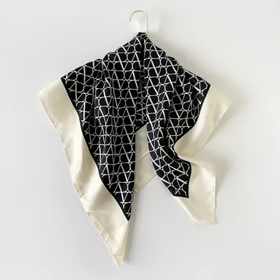 Women Fashion Casual Animal Stripe 90cm Square Scarf