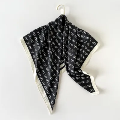 Women Fashion Casual Animal Stripe 90cm Square Scarf