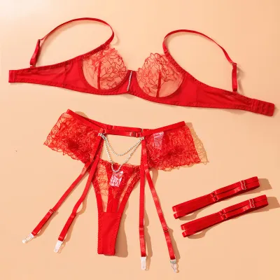 Women Sexy Lace Sheer Erotic Lingerie
