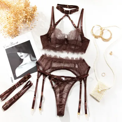 Women Sexy Lace Perspective Lingerie
