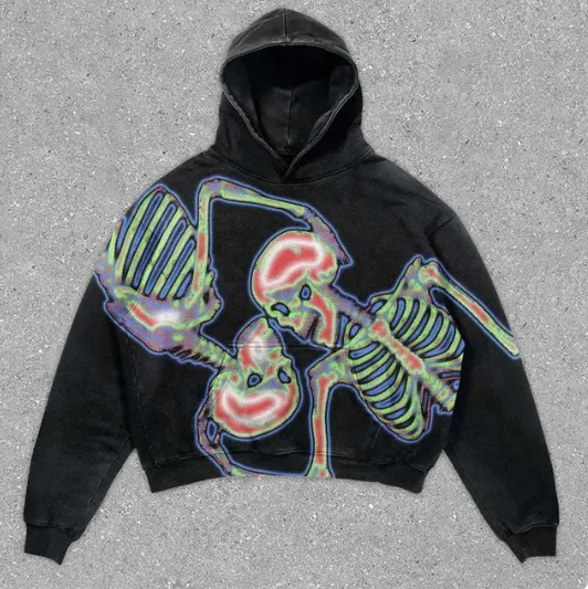 Halloween Women Fashion Casual 3d Printed Long-Sleeve Hoodies