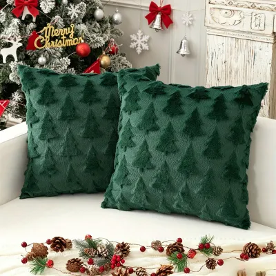 Christmas Living Room Sofa Pillow Cover