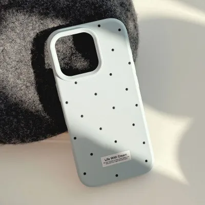 Fashion Casual Wave Polka Dot Print Iphone Case