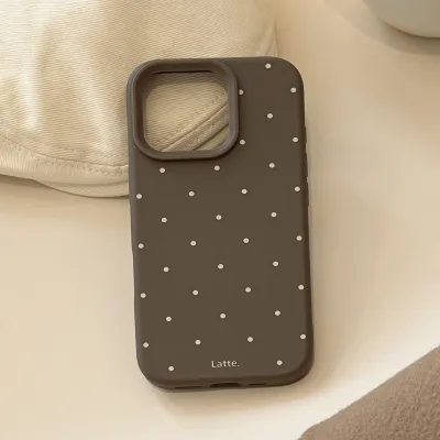 Fashion Casual Wave Polka Dot Print Iphone Case